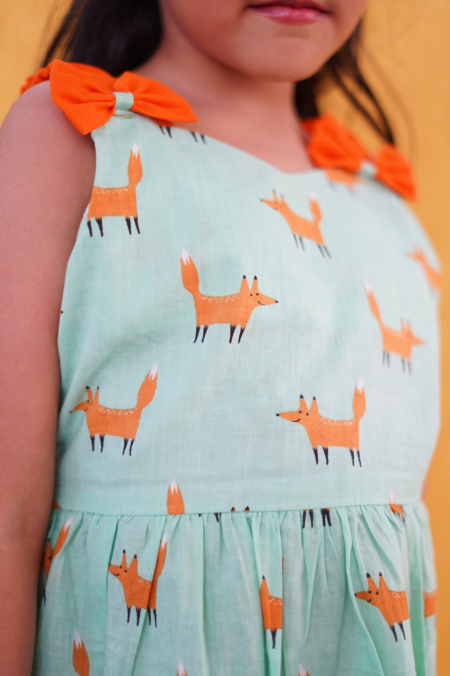 GFR140 - Green Fox frock for girls