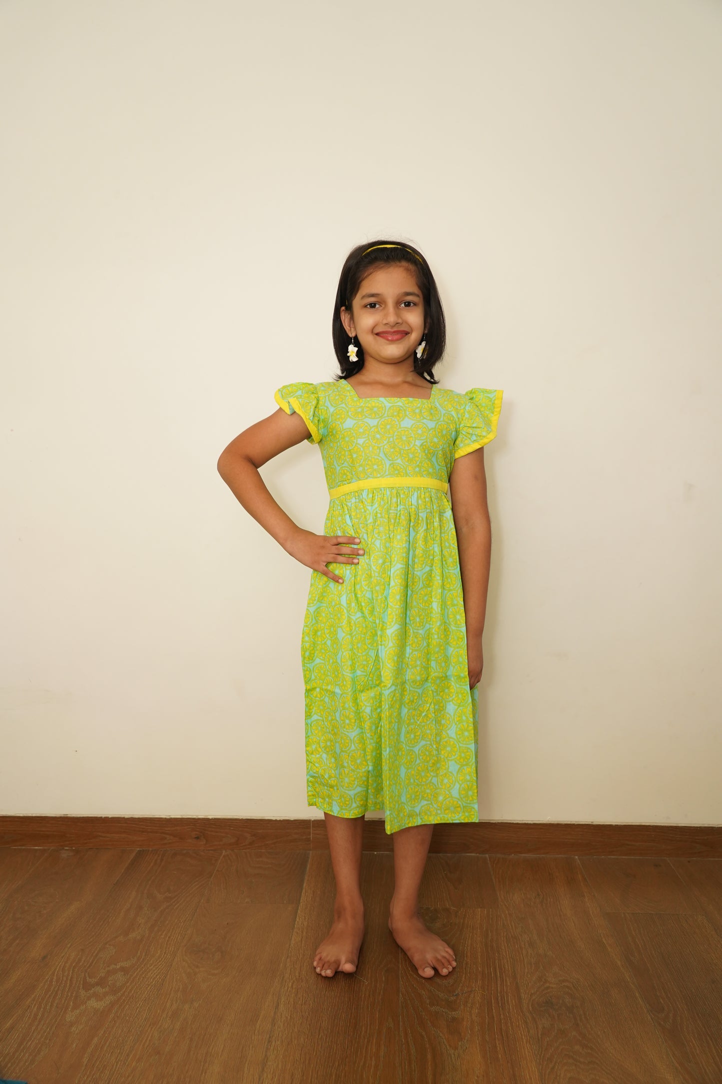 GFR154 LEMON GREEN FROCK