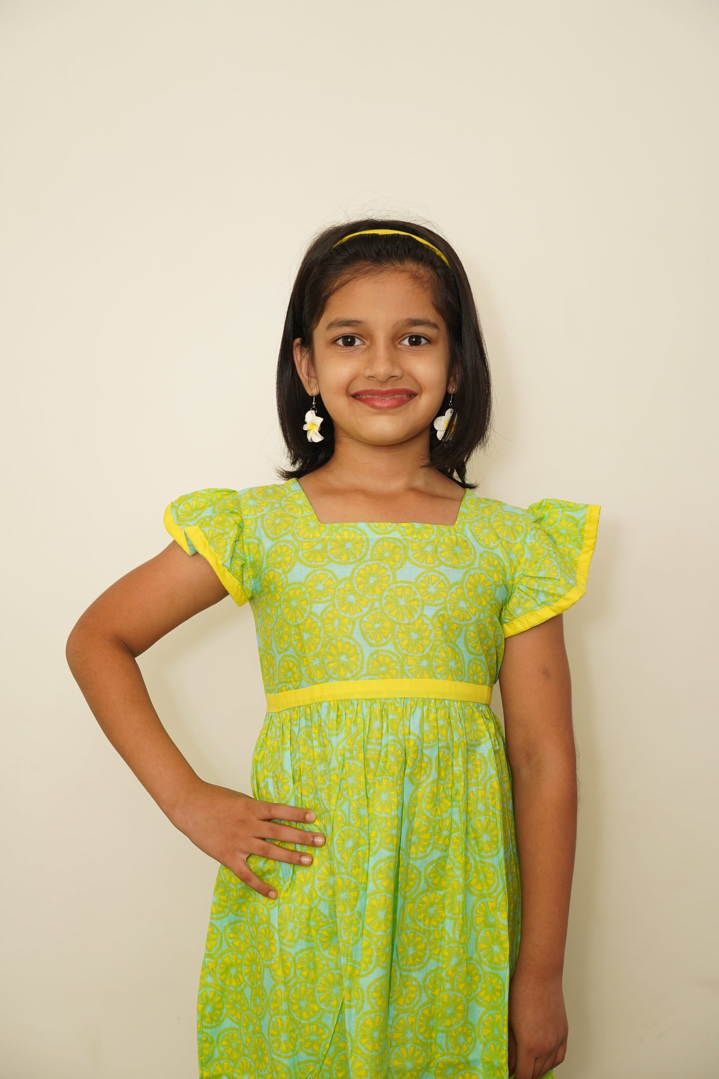 GFR154 LEMON GREEN FROCK