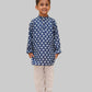 BLK024 - NAVY BLUE CAMEL LONG KURTA