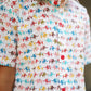 BSH012 - Multicolour elephant shirt