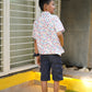 BSH012 - Multicolour elephant shirt
