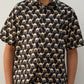 Camel print shirt black