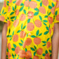 BSH072 Orange print shirt