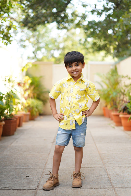 Yellow Squirrel shirt