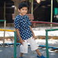 BSK014 - Cute Elephant Indigo Bandi