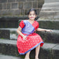 Red frock with cute latkan