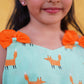 GFR140 - Green Fox frock for girls