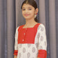 Girls cotton Kurti with Koyri (Paisley) Motif