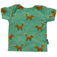 Fox print baby jhabla