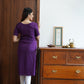 Womens kurti in wine colour