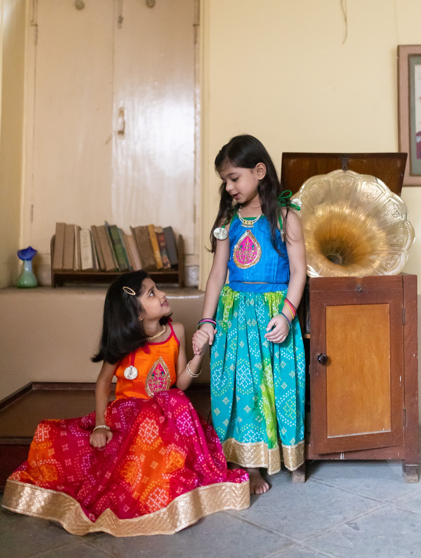 Bandhani Print Ghagra Choli