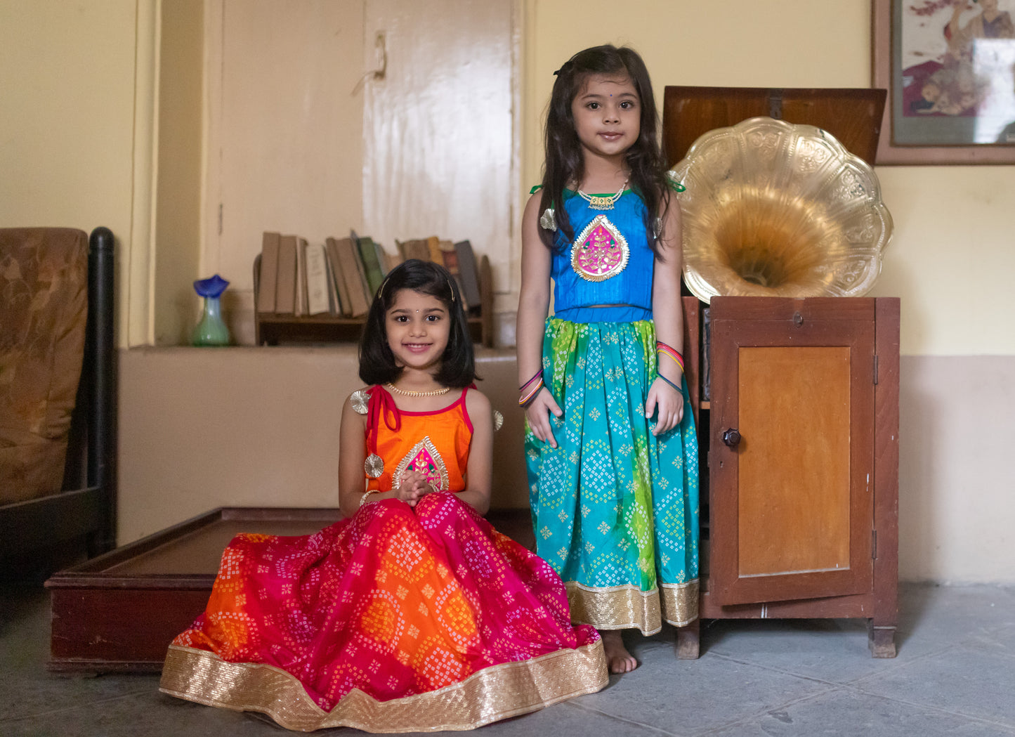 Bandhani Print Ghagra Choli