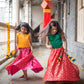 Chanderi Floral Jari Ghargra Choli
