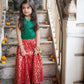 Chanderi Floral Jari Ghargra Choli