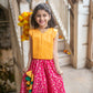 Chanderi Floral Jari Ghargra Choli