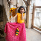 Chanderi Floral Jari Ghargra Choli