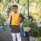 Chanderi silk mini butti Jacket